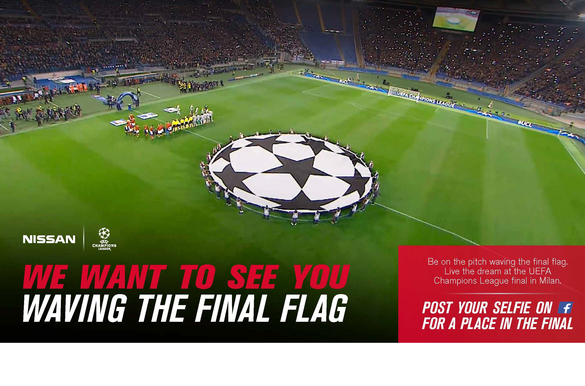 Nissan отправляет фанатов на финал Лиги чемпионов УЕФА