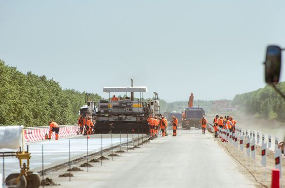 Новосибирская область – лидер цементобетонных дорог