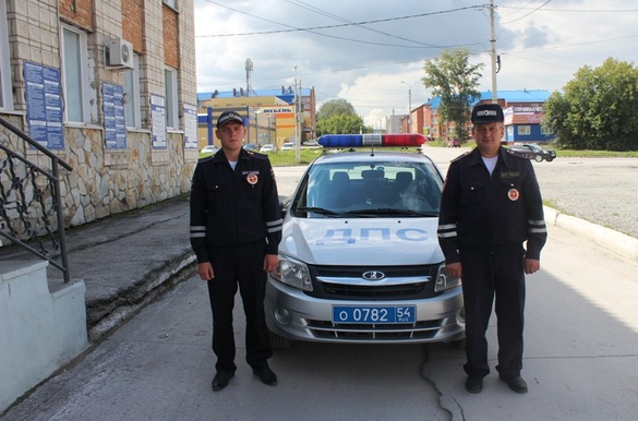 Госавтоинспекторы Новосибирской области задержали угонщика