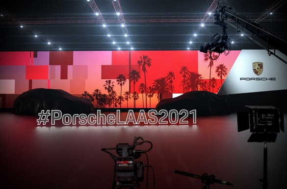 Porsche обещает пять мировых премьер на автосалоне в Лос-Анджелесе