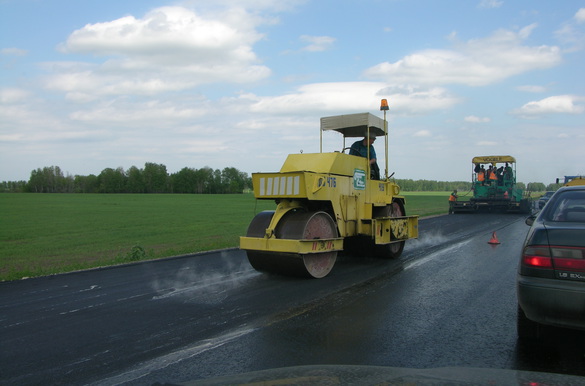 Завершен ремонт двух дорог в Новосибирской области