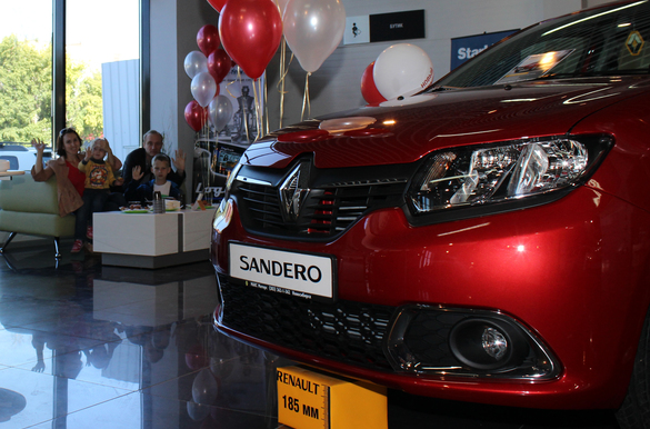 Новый Renault Sandero дебютировал в Новосибирске