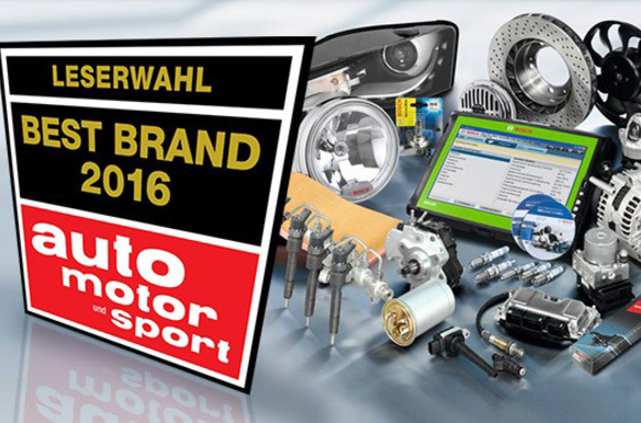 Bosch признали лучшим брендом 2016 года  в восьми номинациях