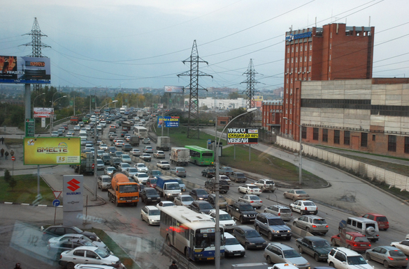 Пробки недели в Новосибирске
