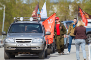 Сеть АЗС "Газпромнефть" заправила экипажи автопробега «Дорогами войны»