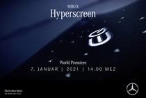 Mercedes-Benz представляет MBUX Hyperscreen