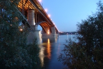 Октябрьский мост в Новосибирске прикроют на ремонт
