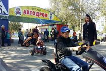 Детский автодром открыт в Новосибирске
