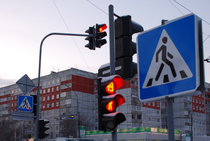 14 новых светофоров получат новосибирские школьники