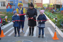 Новый детский автогородок открыт в Новосибирске
