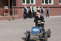 В Новосибирске открыли новый детский автогородок