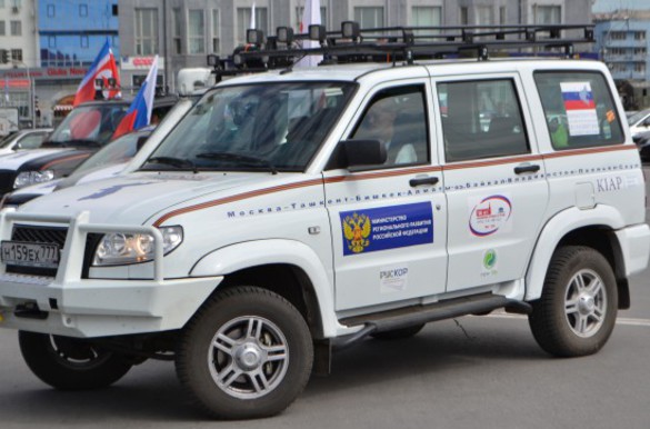 Автопробег «Россия-Корея 2014» посетил Новосибирск