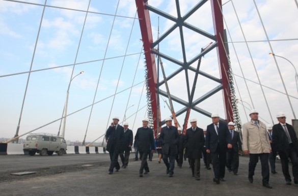 Бугринский мост готов к испытаниям